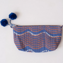 Load image into Gallery viewer, Makeup Pouch - Waves Royal