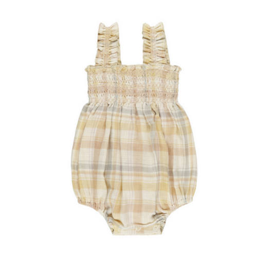 Julia Romper - Pastel Plaid
