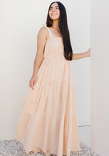 Load image into Gallery viewer, Delphinia Dress - Grapefruit Stripe