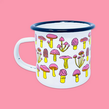 Load image into Gallery viewer, Mushrooms Enamel Mug