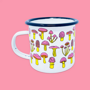 Mushrooms Enamel Mug