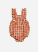 Load image into Gallery viewer, Maya Romper - Poppy Check