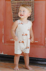 Sleeveless One Piece - Moped