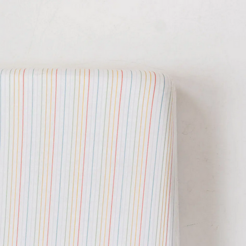 Rainbow Stripe Crib Sheet