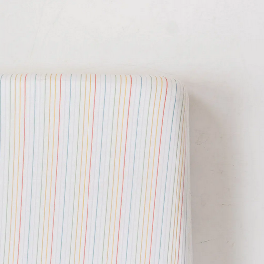Rainbow Stripe Crib Sheet