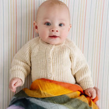 Load image into Gallery viewer, Rainbow Stripe Crib Sheet
