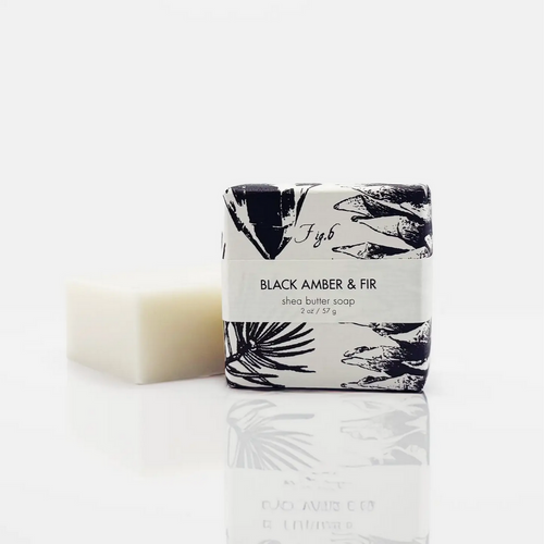 Petite Black Amber & Fir Soap