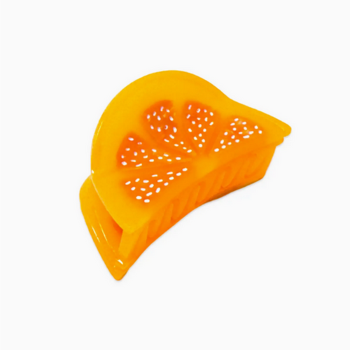 Mini Orange Slice Hair Claw