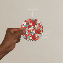 Load image into Gallery viewer, Coaster - Poinsettia