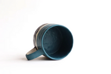 Load image into Gallery viewer, Pinched Splatter Mug - Deep Ocean
