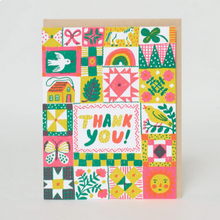 Load image into Gallery viewer, Folk Quilt Thank You card