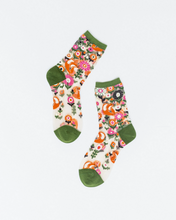 Load image into Gallery viewer, Feeling Foxy Sheer Crew Sock