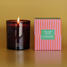 Load image into Gallery viewer, Essentials: Wild Rose + Ginger Candle - 12 oz.
