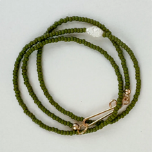 Load image into Gallery viewer, The Khadi Necklace - Matte Dark Green