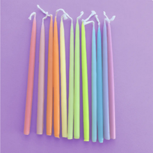Load image into Gallery viewer, Pastel Rainbow Tapered Candles