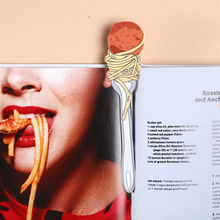 Load image into Gallery viewer, Spaghetti and Meatball Bookmark