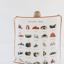 Load image into Gallery viewer, Reversible Quilt - National Parks Grid