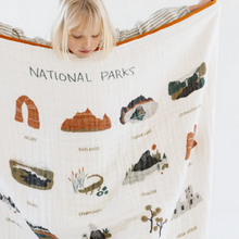 Load image into Gallery viewer, Reversible Quilt - National Parks Grid