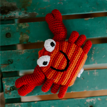 Load image into Gallery viewer, Crochet Crab Rattle