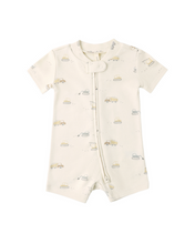 Load image into Gallery viewer, Zip Short Sleeve Sleeper - Construction Trucks