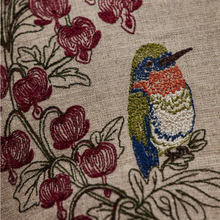 Load image into Gallery viewer, Hummingbird Hearts Pillow