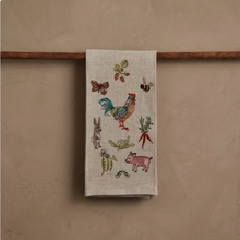 Load image into Gallery viewer, Garden Gathering Tea Towel