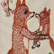 Load image into Gallery viewer, Fox Mama Embroidered Card