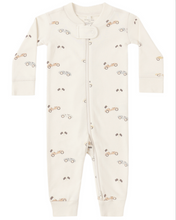 Load image into Gallery viewer, Zip Longsleeve Sleeper Footie - Race Car