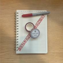 Load image into Gallery viewer, Red Quilt Washi Tape