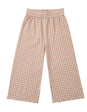 Load image into Gallery viewer, Kids Wide Leg Pant - Fawn Gingham