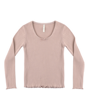 Load image into Gallery viewer, Ribbed Long Sleeve - Rosewood