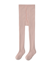 Load image into Gallery viewer, Ribbed Tights - Rosewood