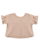 Load image into Gallery viewer, Francie Blouse - Fawn Gingham