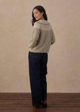 Load image into Gallery viewer, Fair Isle Sweater - Sage
