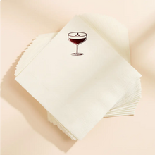 Load image into Gallery viewer, Espresso Martini Paper Cocktail Napkins