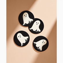 Load image into Gallery viewer, Spooky Ghost Coasters Set of 4