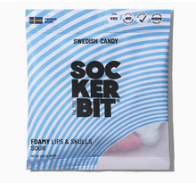 Load image into Gallery viewer, Foamy Lips &amp; Skulls Swedish Candy