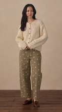 Load image into Gallery viewer, Women's Barrel Denim Embroidered Daisies