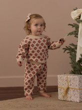 Load image into Gallery viewer, Knit Pants - Poinsettia