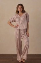 Load image into Gallery viewer, Women's Ruffle Pajamas - Candy Cane Lane