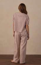 Load image into Gallery viewer, Women's Ruffle Pajamas - Candy Cane Lane