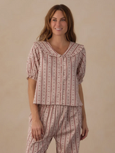 Load image into Gallery viewer, Women's Ruffle Pajamas - Candy Cane Lane