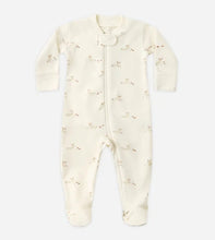 Load image into Gallery viewer, Zip Long Sleeve Footie - Bunnies