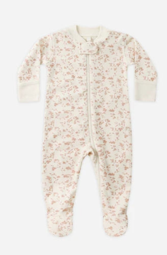 Zip Long Sleeve Sleeper Footie - French Garden