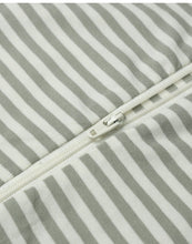 Load image into Gallery viewer, Zip Long Sleeve Sleeper - Fern Stripe