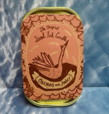 Tinned Fish Candle - Oakmoss & Amber