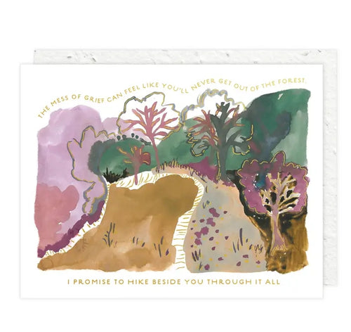Beside You Sympathy card