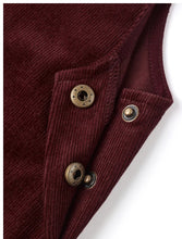 Load image into Gallery viewer, Odette Overall Dress - Burgundy