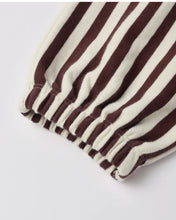 Load image into Gallery viewer, Relaxed Jogger - Burgundy Stripe