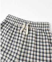 Load image into Gallery viewer, Wide Leg Pant - Navy Check